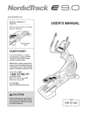 Image 9.5 Elliptical User Manual